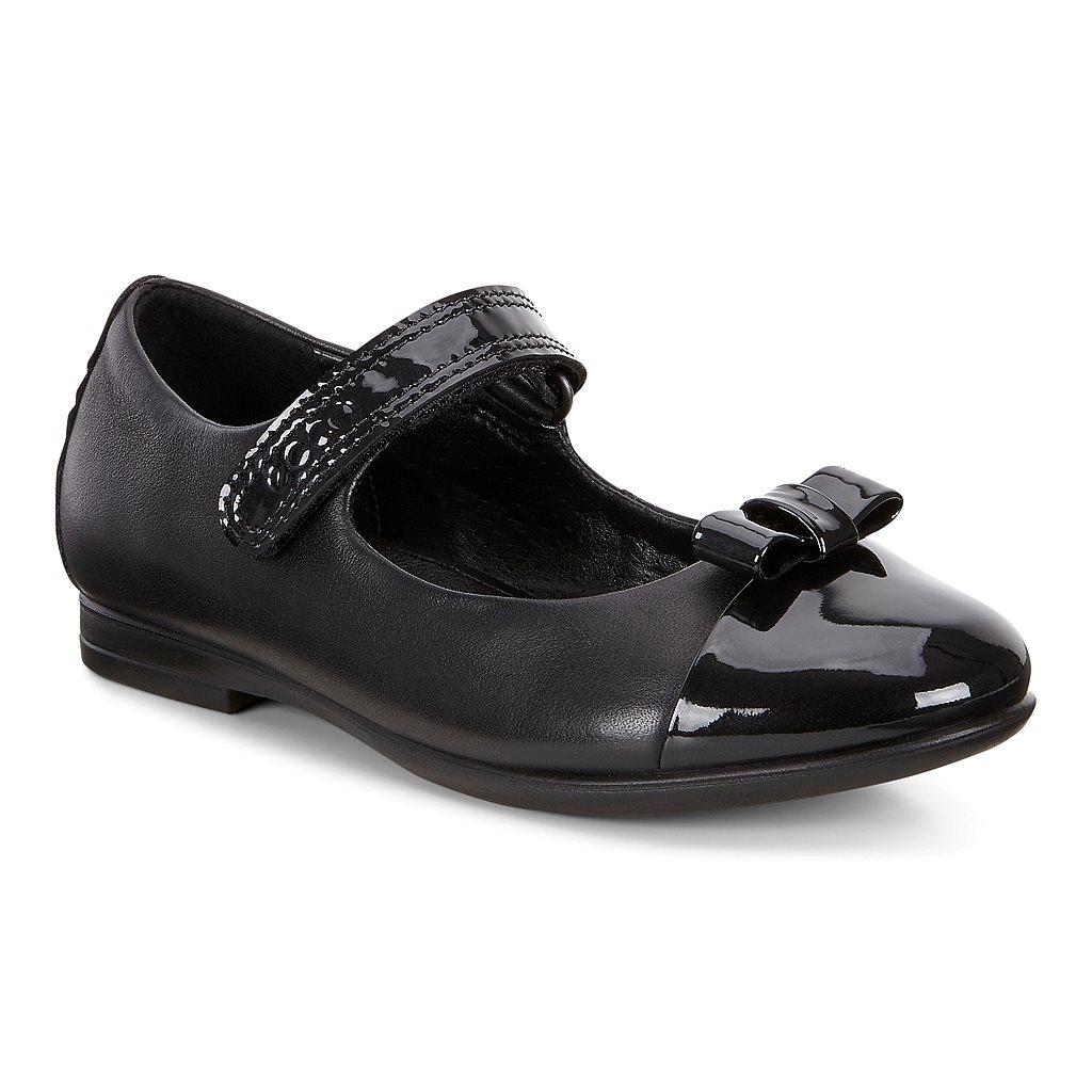 Ecco Audrey Girls Flats Shoes In Black Sales - India ZPV-945386